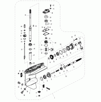 LOWER CASING & DRIVE 1 - 2 Strock for T40